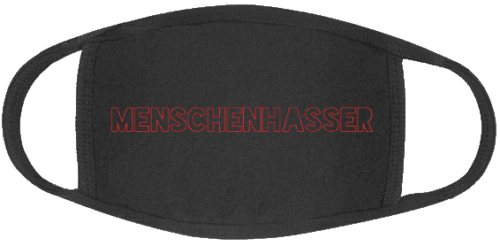 Mund- & Nasenmaske "Menschenhasser"