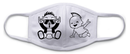 Mund- & Nasenmaske "Baby-Punks"