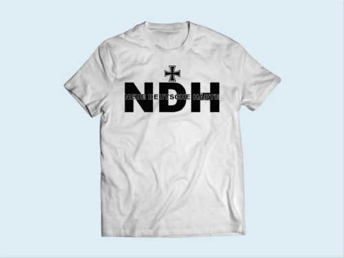T-Shirt "Neue Deutsche Härte" - Weiß