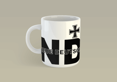 Tasse "Neue Deutsche Härte" -Weiß – Bild 2