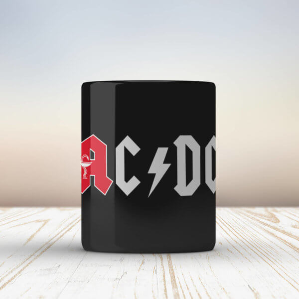 Tasse "Never to Old for Rock" -Black