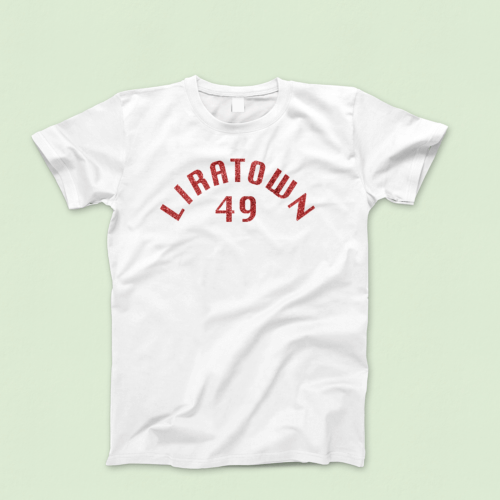 T-Shirt BigSize "LiRaTown" White – Bild 3