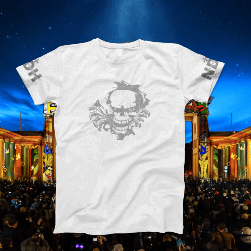 T-Shirt "NDH-Skull" - White