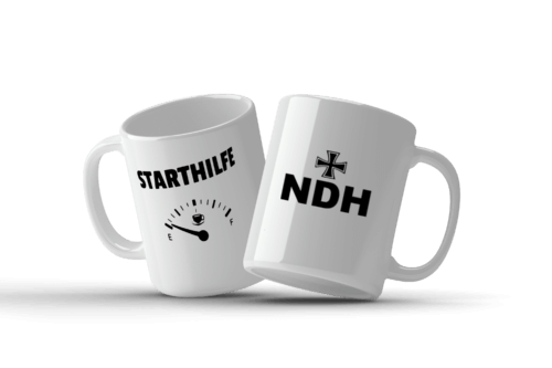 Bundle 4 - T-Shirt "NDH-Skull" + 1 NDH Tasse – Bild 3